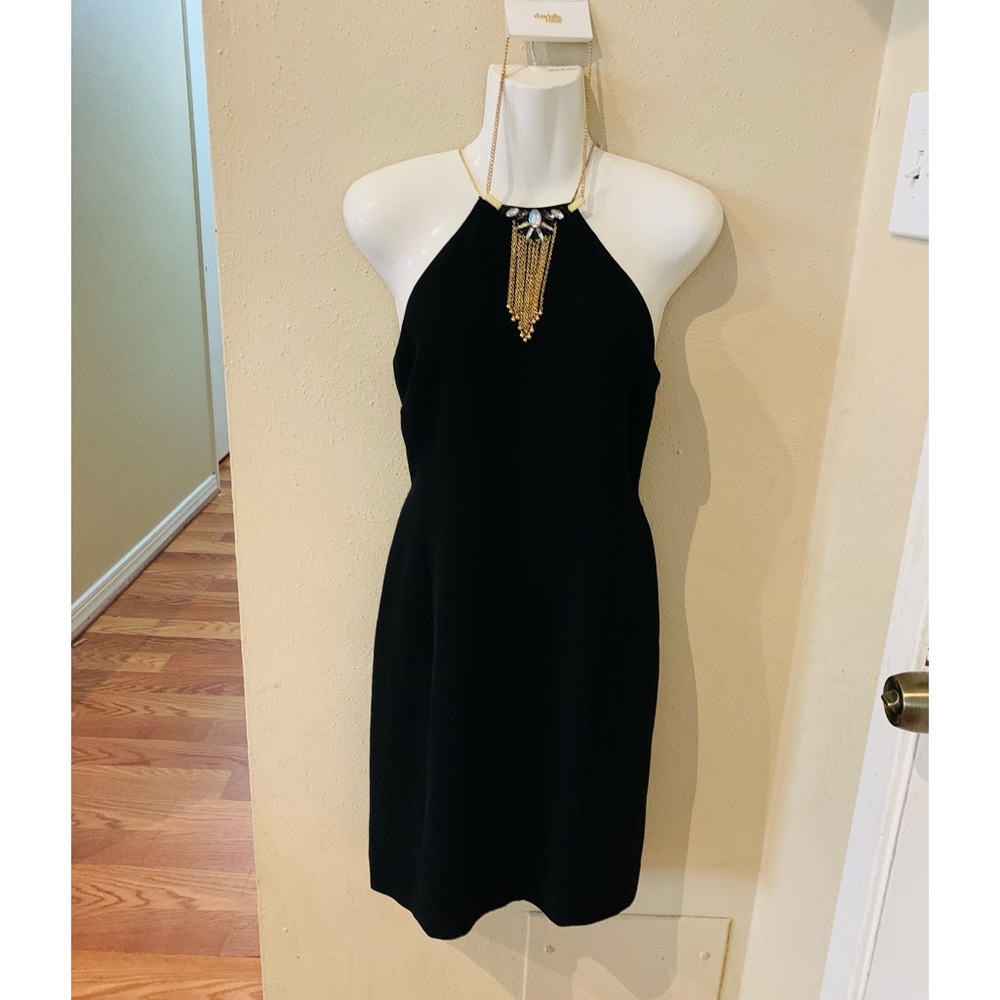 Black Womens Dress Size :12 
Necklace included ( Charlotte Russe )